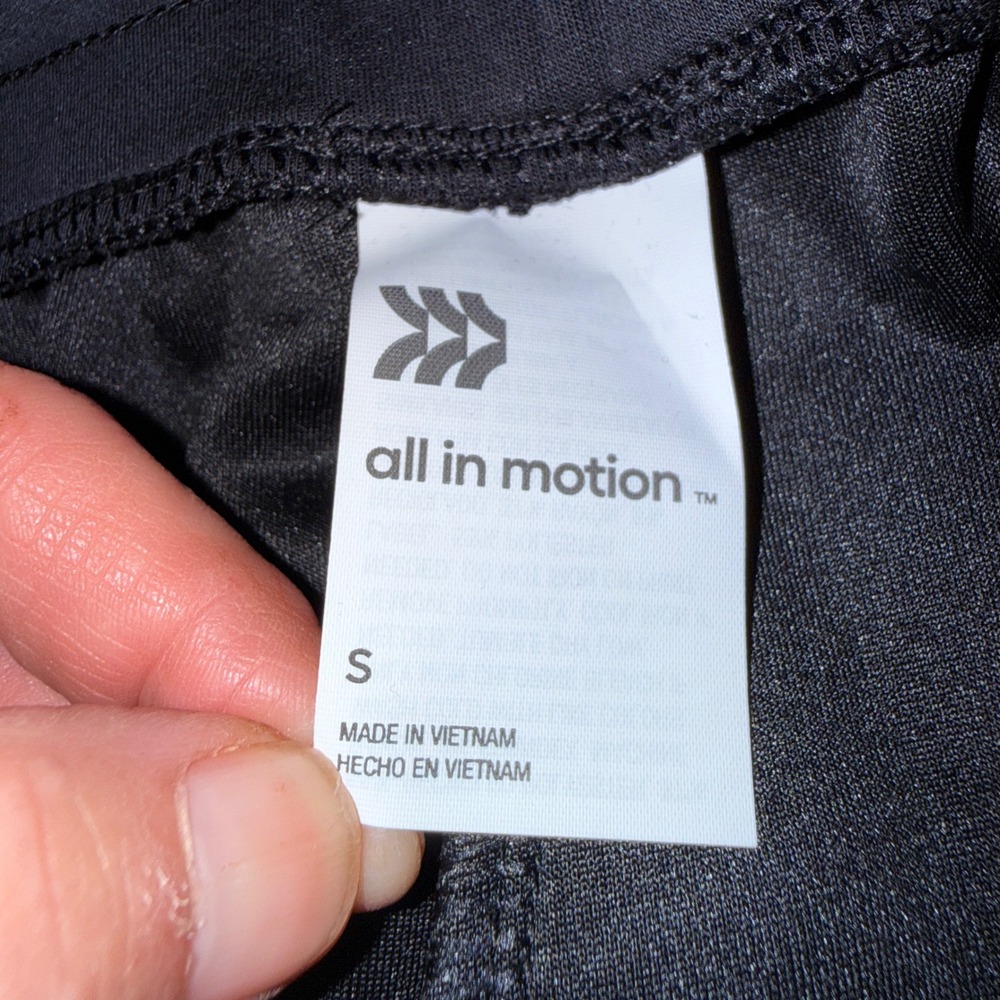 All in Motion Airy Sleek Shorts Women S NWT Black High Rise Athletic - Picture 7 of 9